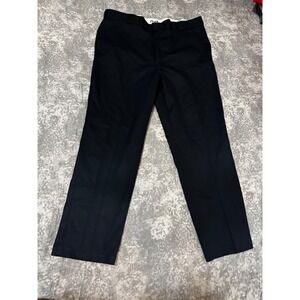 Dickies Flex Work Pants Black Straight Fit Mens Size 44x32